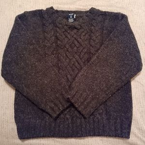 Boys' 4 Gap Wool Blend gray Sweater extra warm! winter